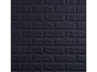 3D Self Adhesive Brick Sticker- Black