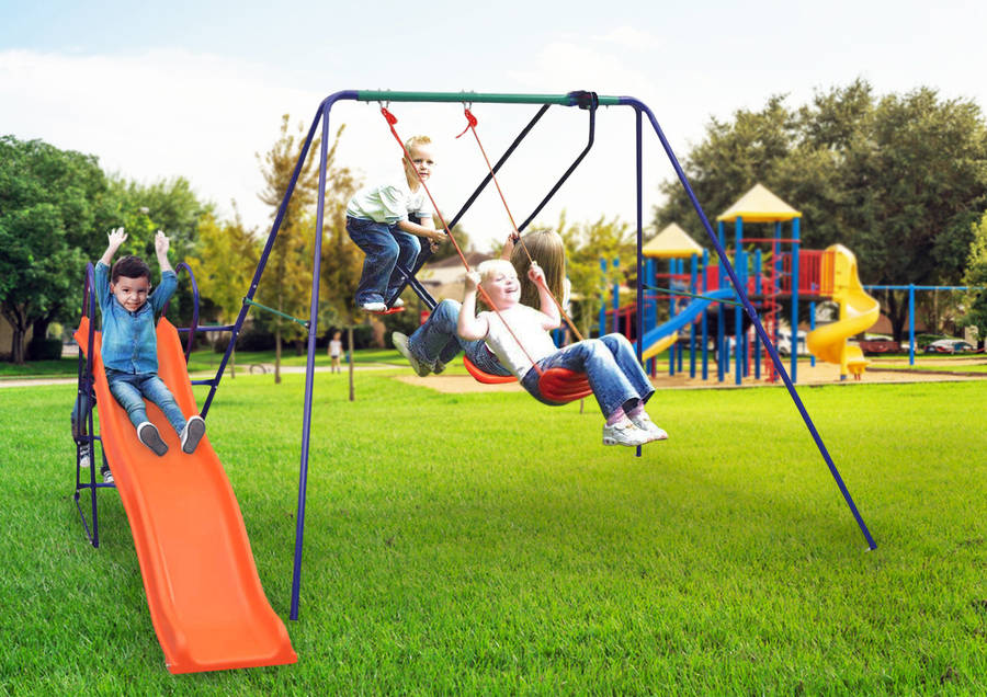 Jeronimo - 2pc Swing Set with Slide