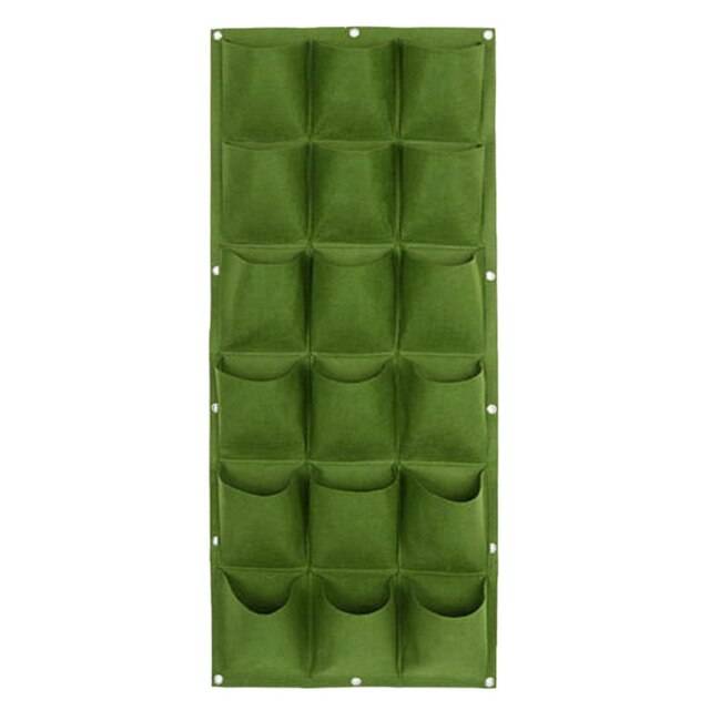 Fine Living 18 Pockets Wall Planter - Green