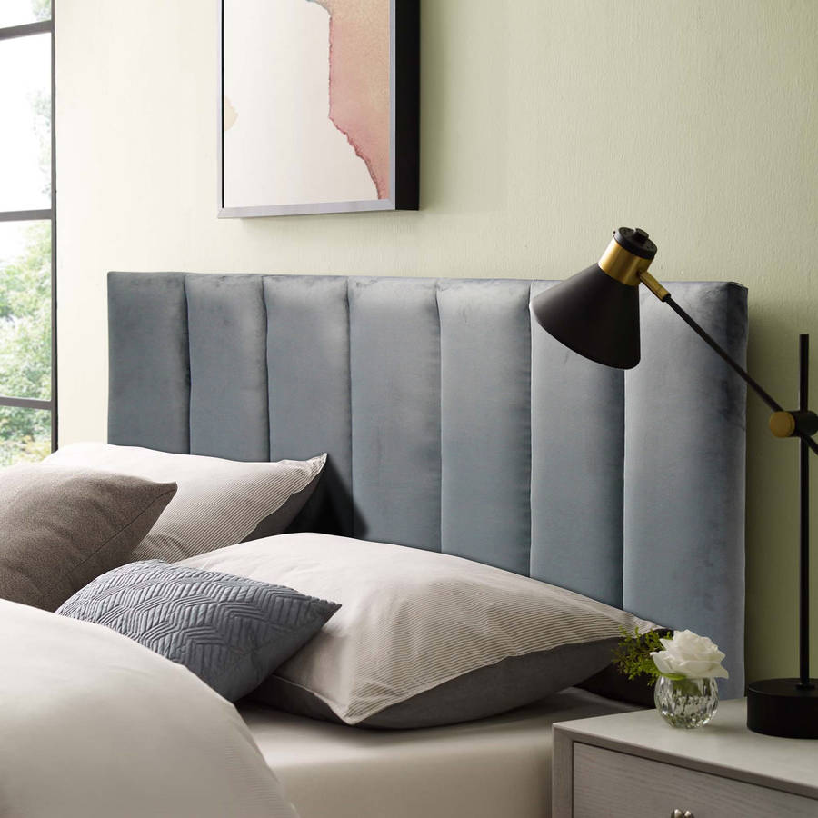 Fine Living - Odyssey Headboard Grey - Queen