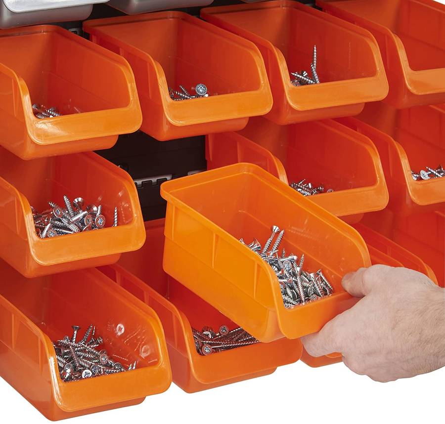DIY-It Tool & Store - 28 Box & 13 Tool (Orange/Gre