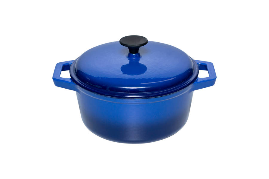 Fine Living - Lifestyle Cast Iron Set 7pc - Blue