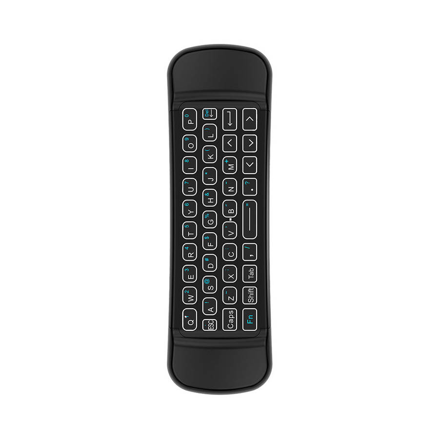 Zoweetek 2.4Ghz Backlit Wireless Keyboard With Air Mouse And Microphone