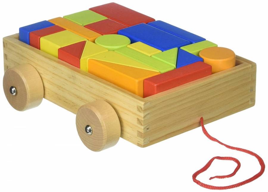 Jeronimo Wooden Cart - Building Blocks