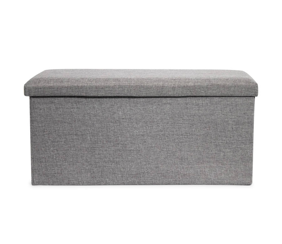 Storage Ottoman Double - Grey