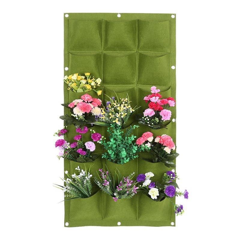 Fine Living 18 Pockets Wall Planter - Green