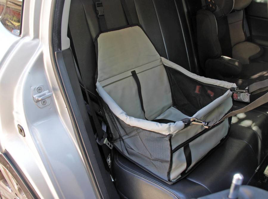 Rex - Pet Car seat Booster - grey