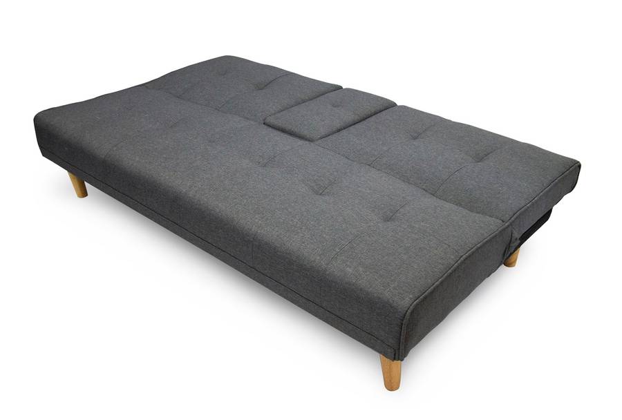 Fine Living - Isle Couch/Sleeper  - Dark Grey