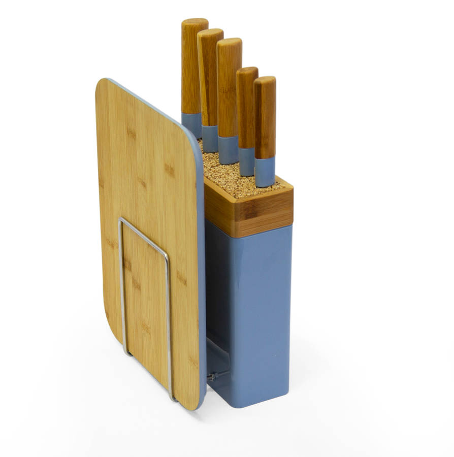 Knife Block Set - Blue