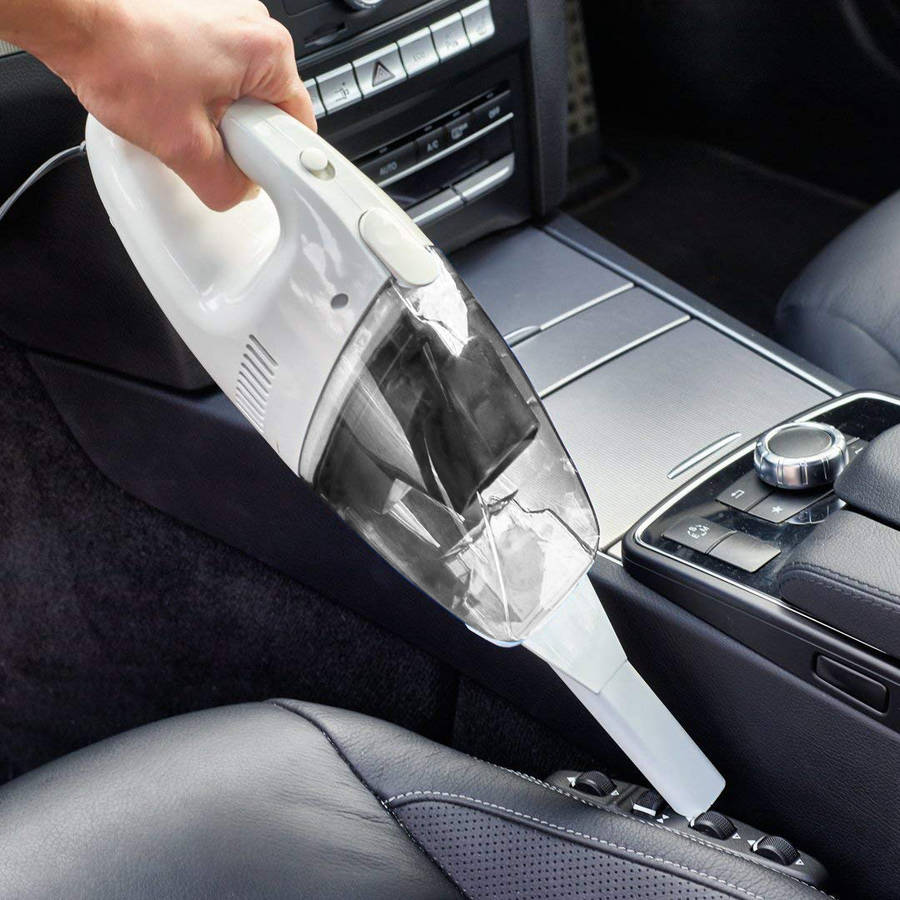 Portable Car Vacuum | White