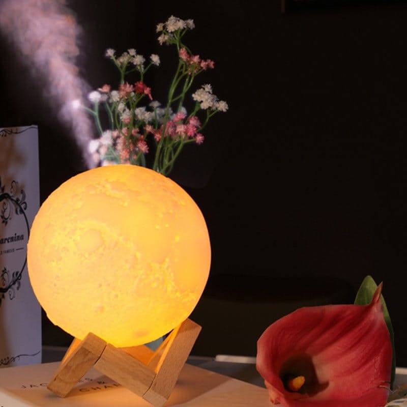 Humidifier 3D Moon Lamp