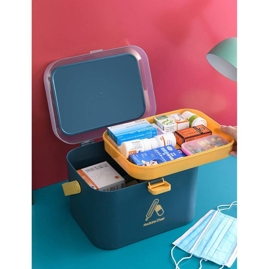 Fine Living Nordic Medicine Box - Big Blue