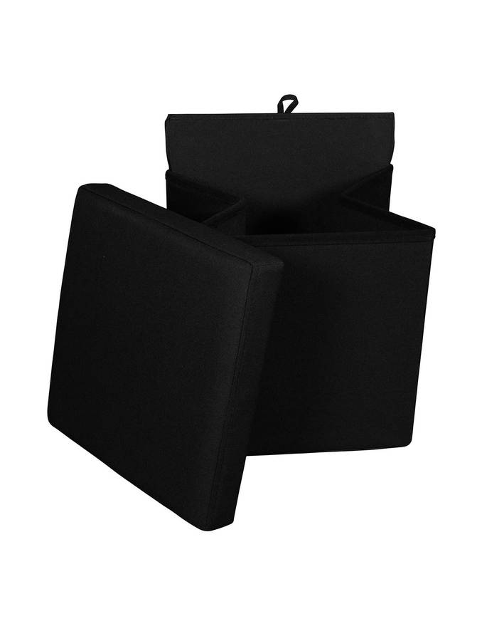Storage Ottoman Single - Black