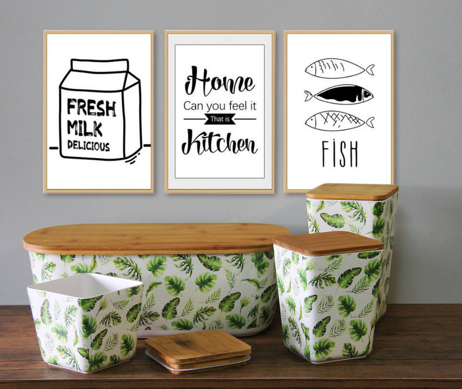 Fine Living - `Fresh` Bamboo 4pc Set