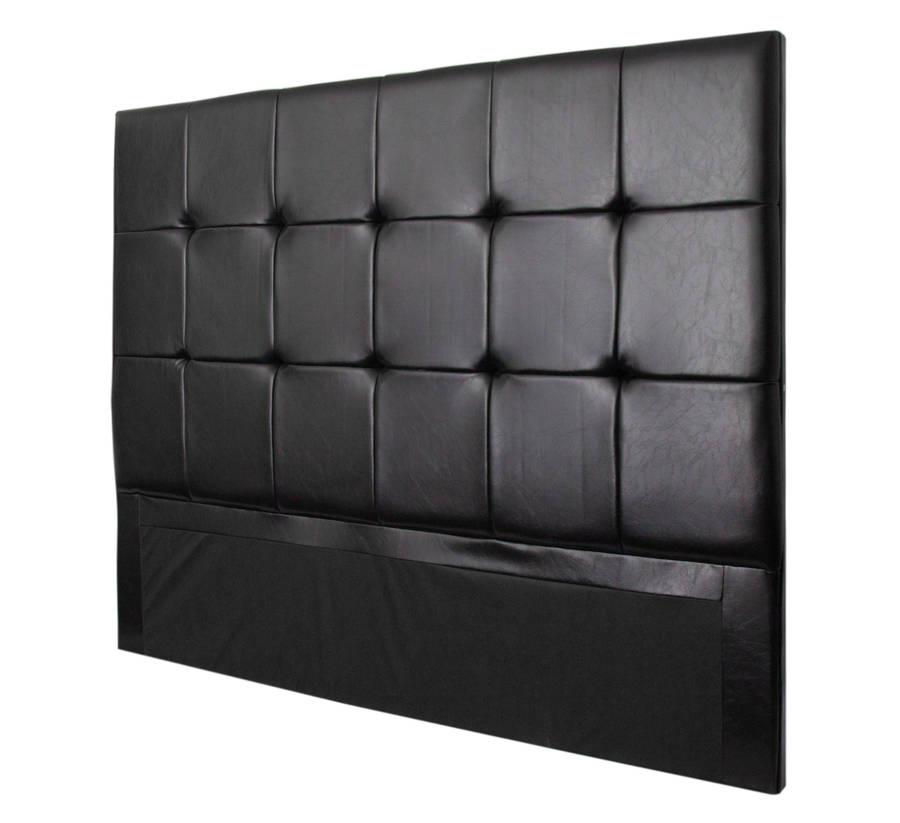 Fine Living - Burkley Headboard King - Black PU