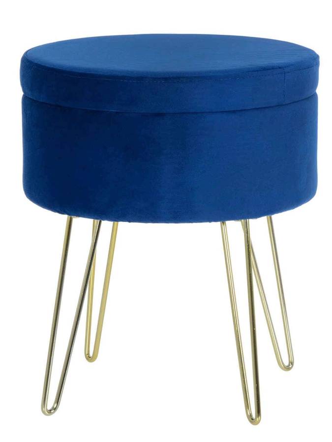 Cairo Storage Stool - Navy
