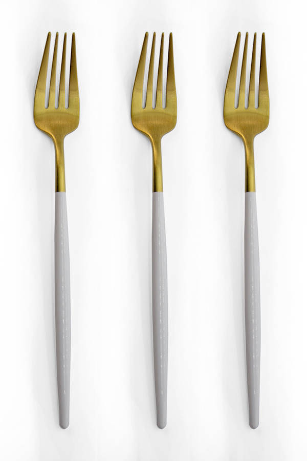 Finery - Cutlery Set 12pc - Gold/White