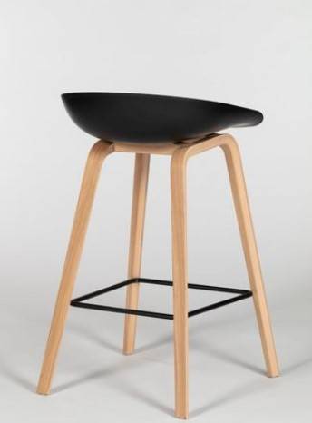 Fine Living Emma Bar Stool - Black