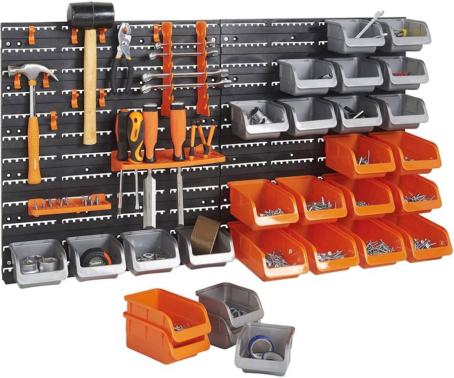 DIY-It Tool & Store - 28 Box & 13 Tool (Orange/Gre