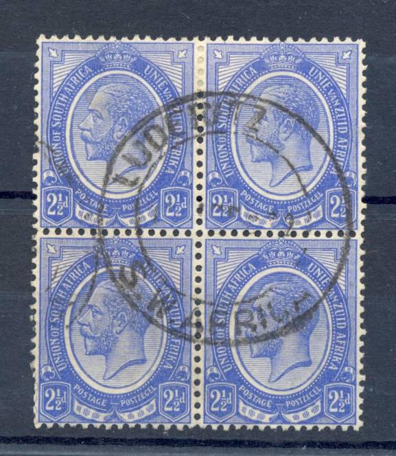 UNION *** CV  = R350 *** VFU *** 21/2d used in SWA