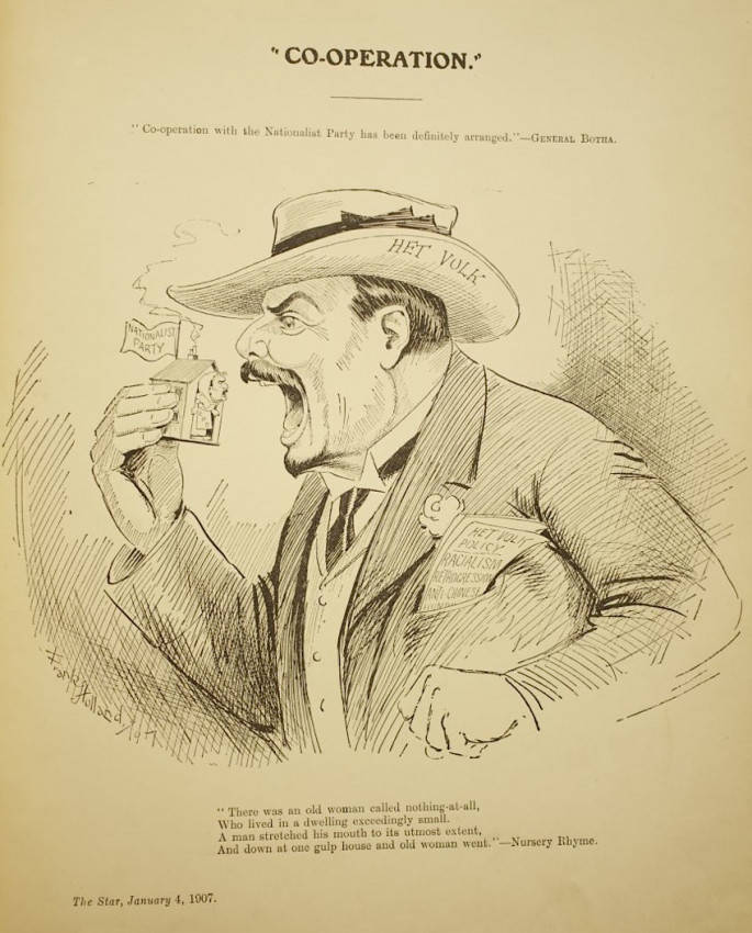 Political Cartoons (1907) - Early Johannesburg Publication