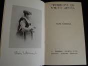 Thoughts on South Africa - Olive Schreiner