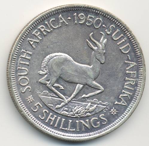 1950 *** 5S *** AU to Unc *** Collectable grade, 80% silver