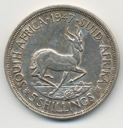 1947 *** 5S *** Au - Unc *** Collectable grade, 80% silver