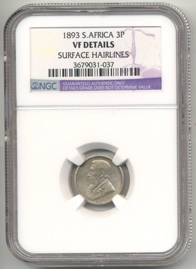 1892 *** 3P *** VF details *** R22500 in unc