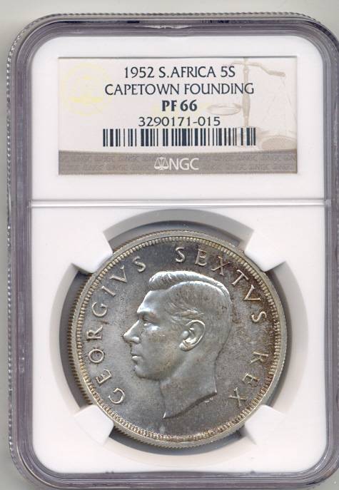 1952 *** 5 Shilling *** PF66 *** Fantastic grade