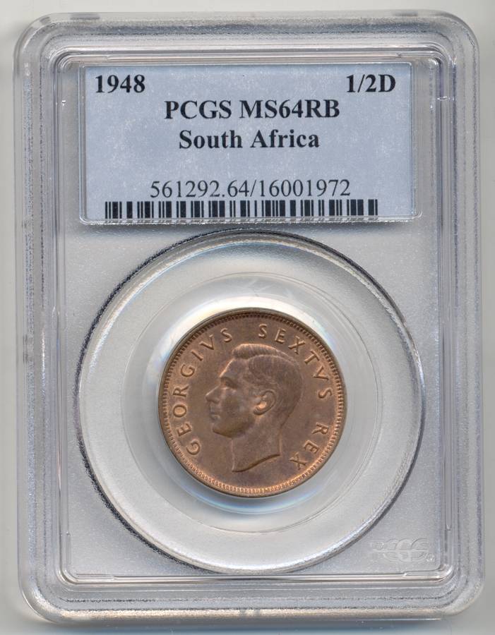 1948 *** 1/2P *** MS64RB *** 2nd finest in PCGS