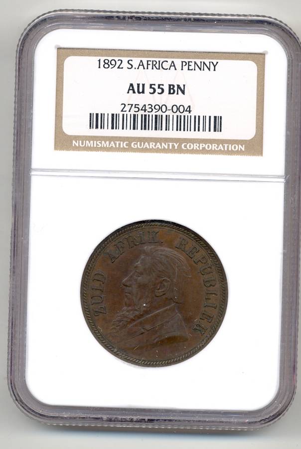 1892 *** 1P *** AU55BN *** Great price for a great coin
