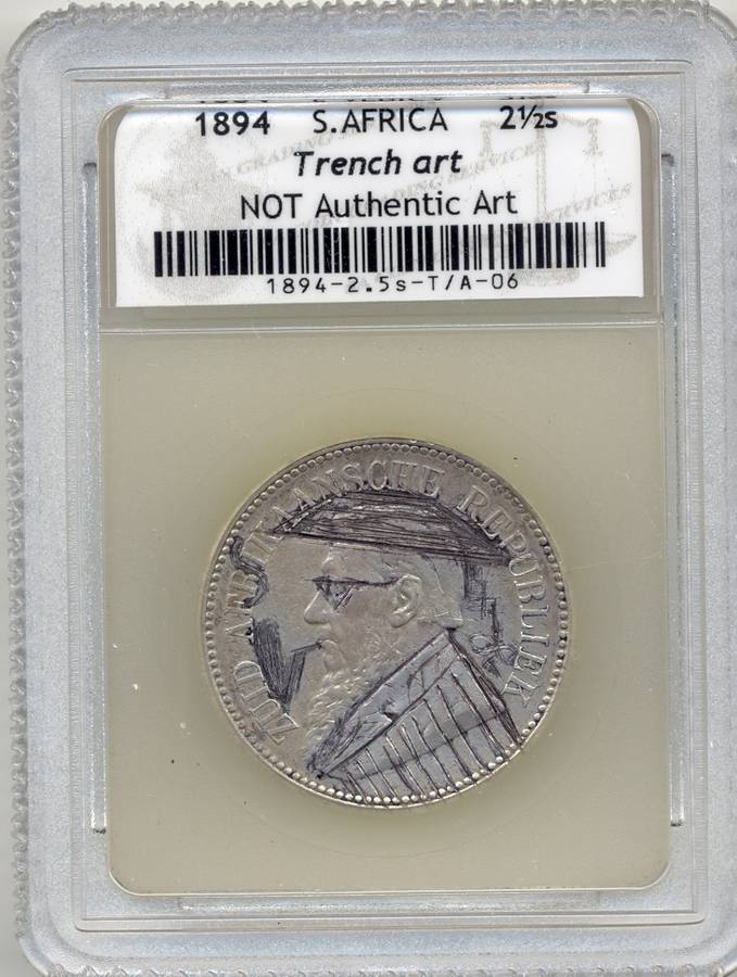 1894 *** 2.5S *** Trench art *** Not authentic art, more like a chinese hat