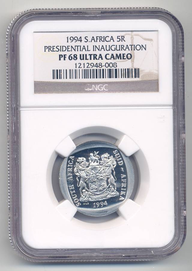 PRESIDENTIAL INAUGURATION R5 1994 - PF68 Ultra Cameo - High grade