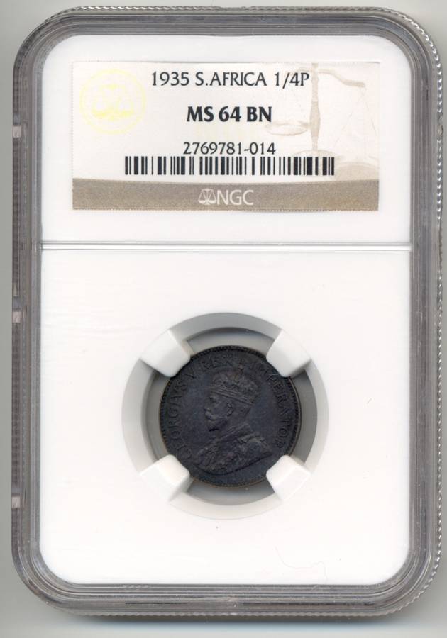 1935 *** 1/4P *** MS64BN ***
