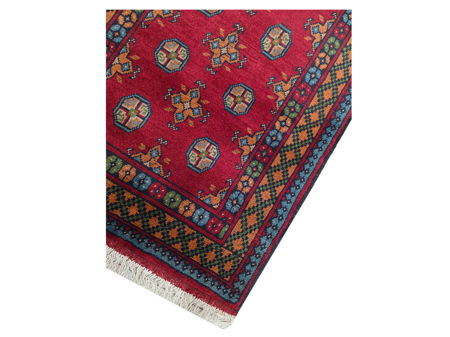 Gorgeous Afghan Kunduz Carpet Runner - 251x83cm