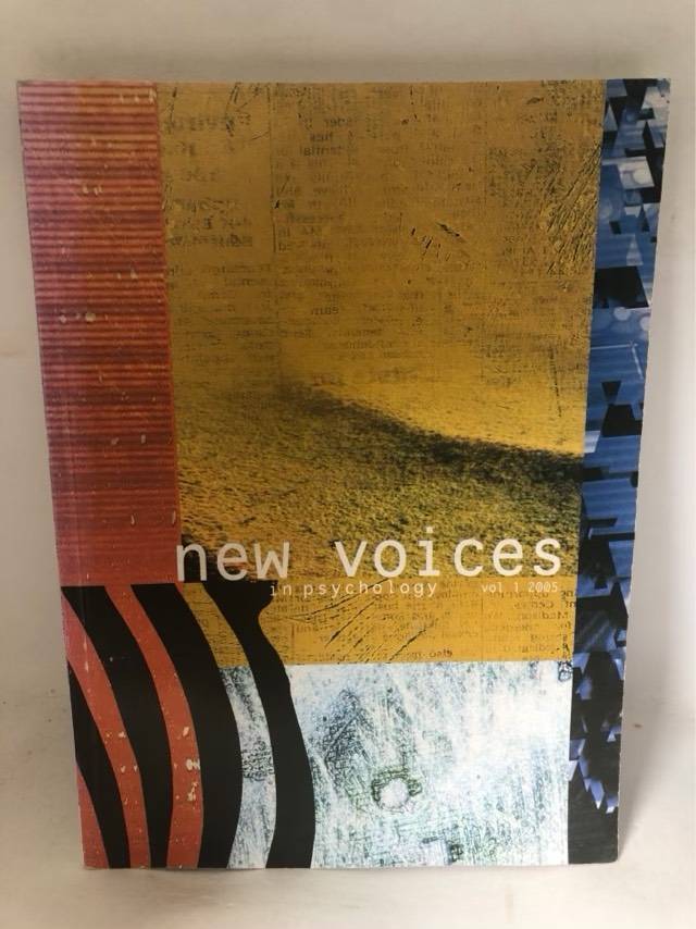 New Voices in PsychologyVol. 1   2005 - Vadis Van Deventer Ed.