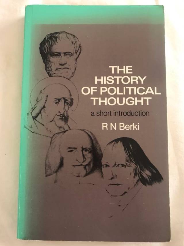 The history of political thought, a short introduction - R. N. Berki