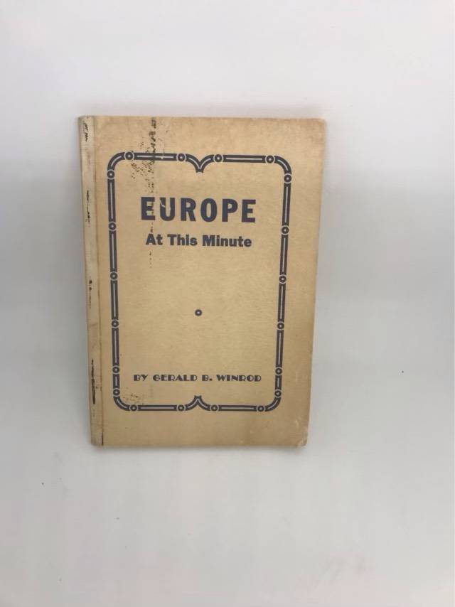 Europe at this minute - Gerald B.Winrod