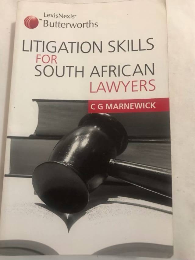 Litigation skills for South African lawyers - C. G. Marnewick