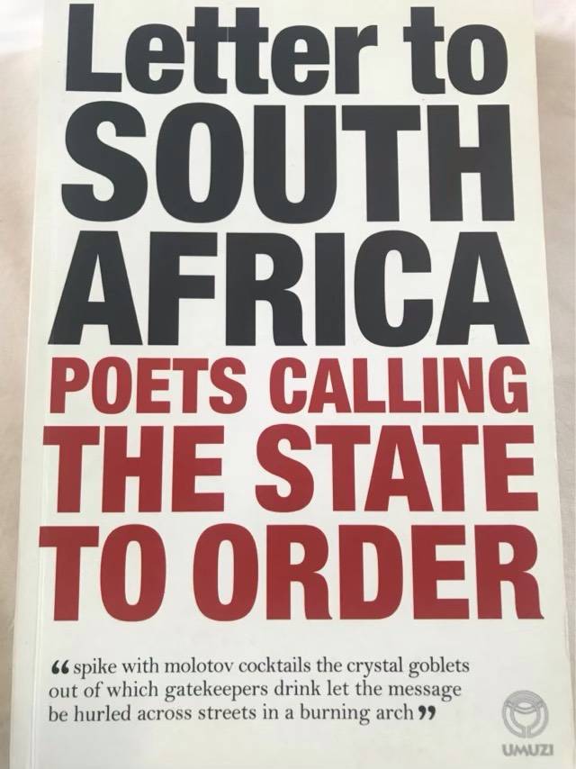 Letter to South Africa, Poets calling the state to order. - Umuzi Publishers