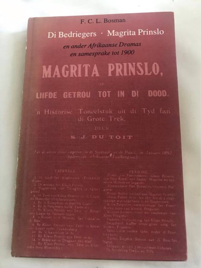 Di Bedriegers, Magrita Prinslo - F.C.L.Bosman