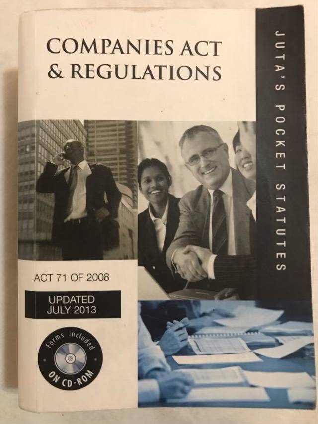 Companies Act, 71 of 2008 & Regulations - South Africa