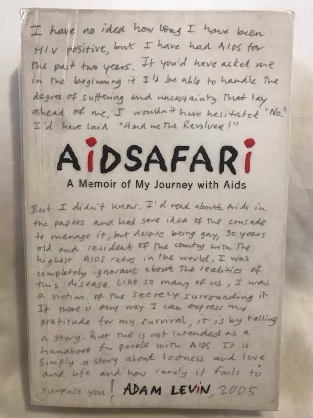 Aidsafari, a memoir of my journey with AIDS - Adam Levin
