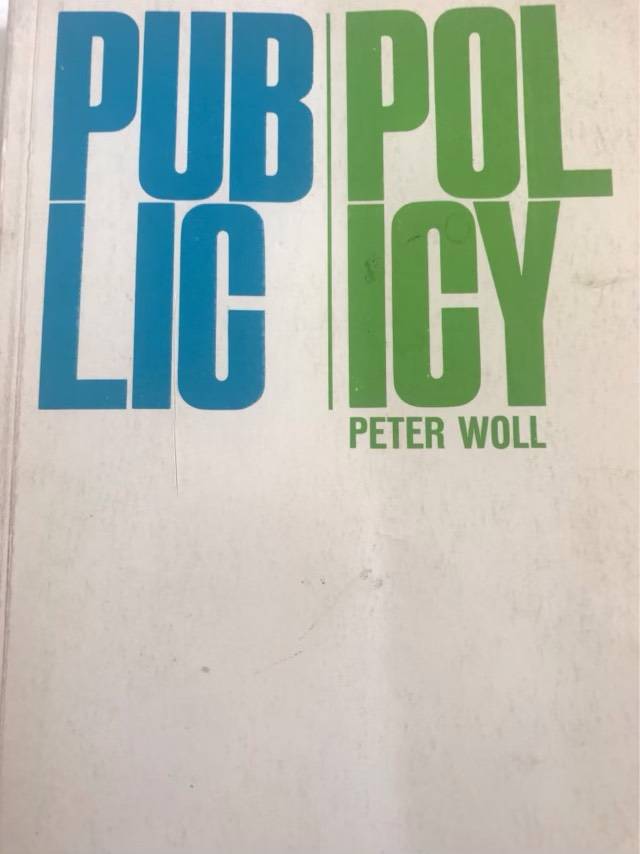 Public Policy - Peter Woll