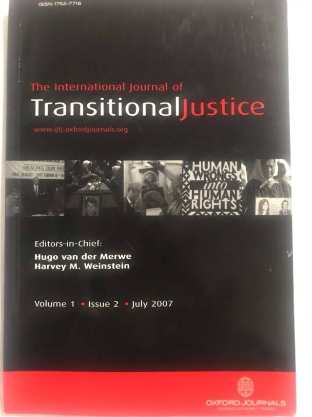 The International Transitional Justice - Hugo van der Merwe&Harvey M.Weinstein Ed.