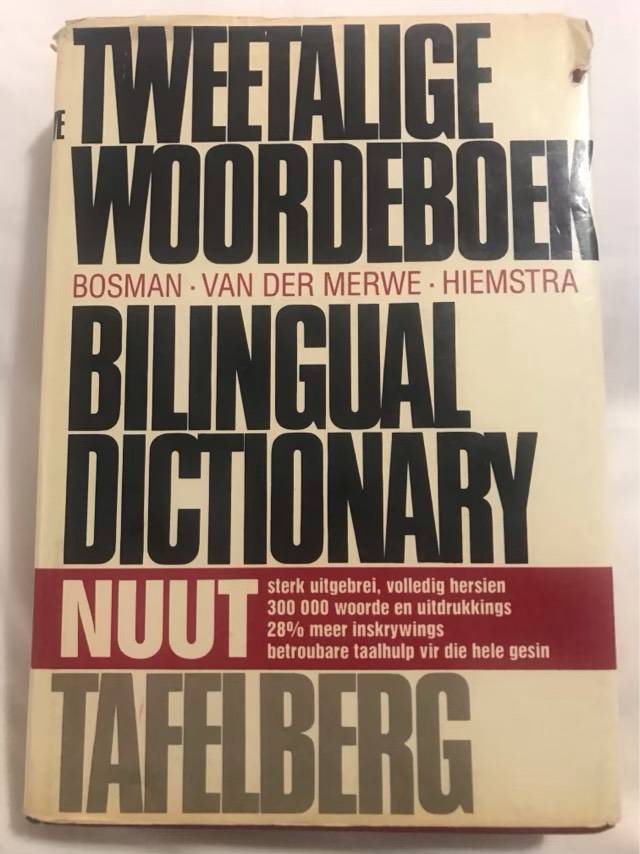 Tweetalige Woordeboek Bilingual Dictionary, Afrikaans English - Bosman en Ander