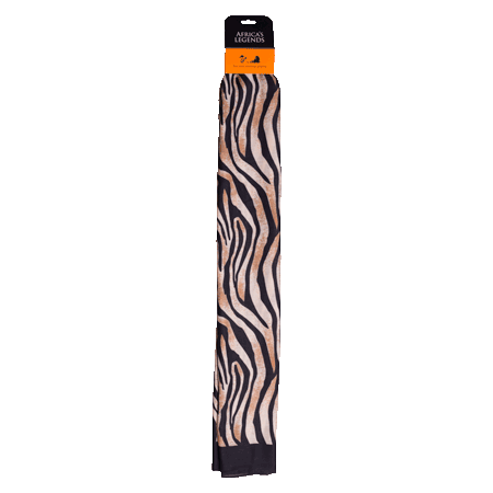 Scarf Zebra Large Cream Black South Africa Flag