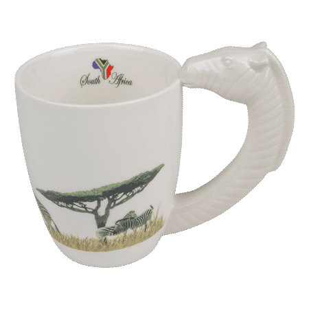 Mug Zebra South Africa Flag