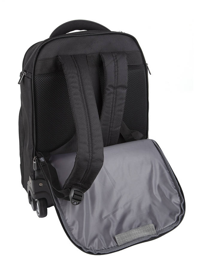 Voyager Wall Street Trolley Backpack -black